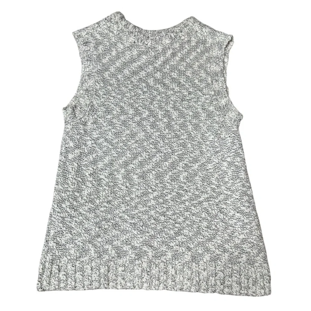 NAADAM Marled Sleeveless Mock Neck Sweater Vest size L